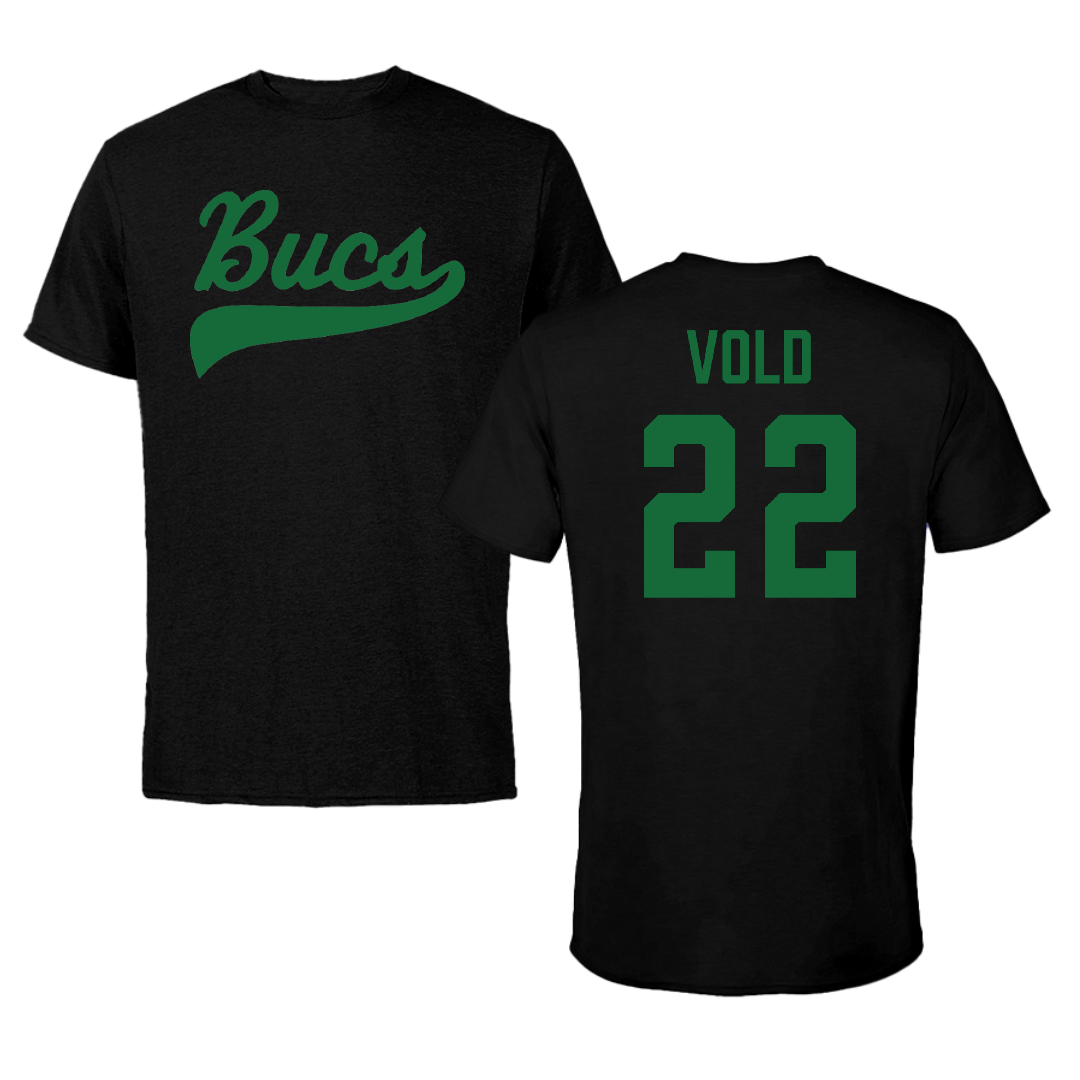 Shelton State Community College Softball Black Tee - #22 Lilly Vold