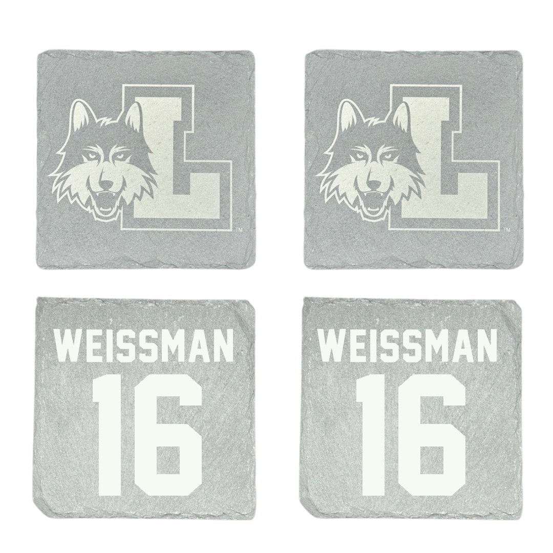 Loyola University-Chicago Soccer (W) Stone Coaster (4 Pack)  - #16 Josslyn Weissman