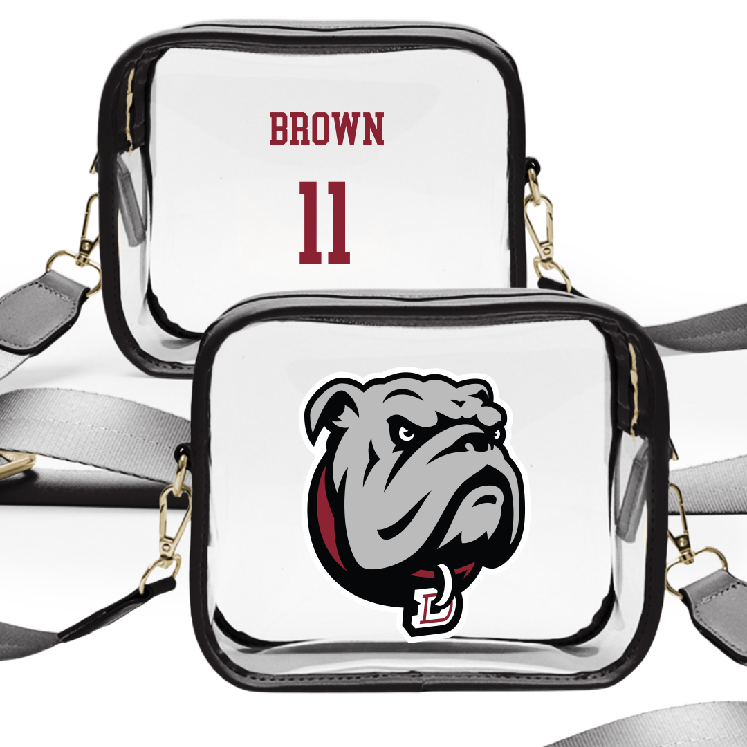 Dean College Softball Black Clear Stadium Bag - #11 Jayonna-Myracle Brown