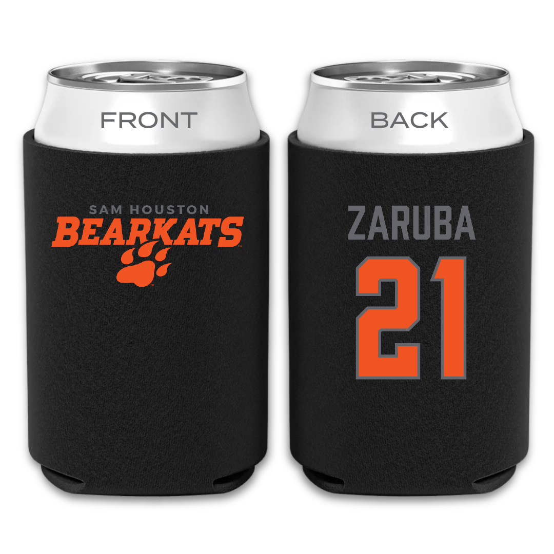 Sam Houston State University Baseball Black Can Cooler - #21 Connor Zaruba