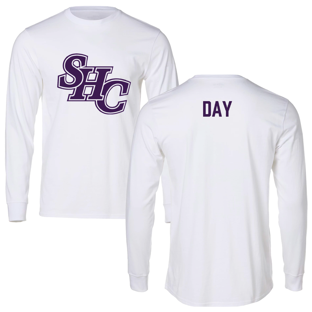 Spring Hill College Tennis White Performance Long Sleeve - Danielle Day