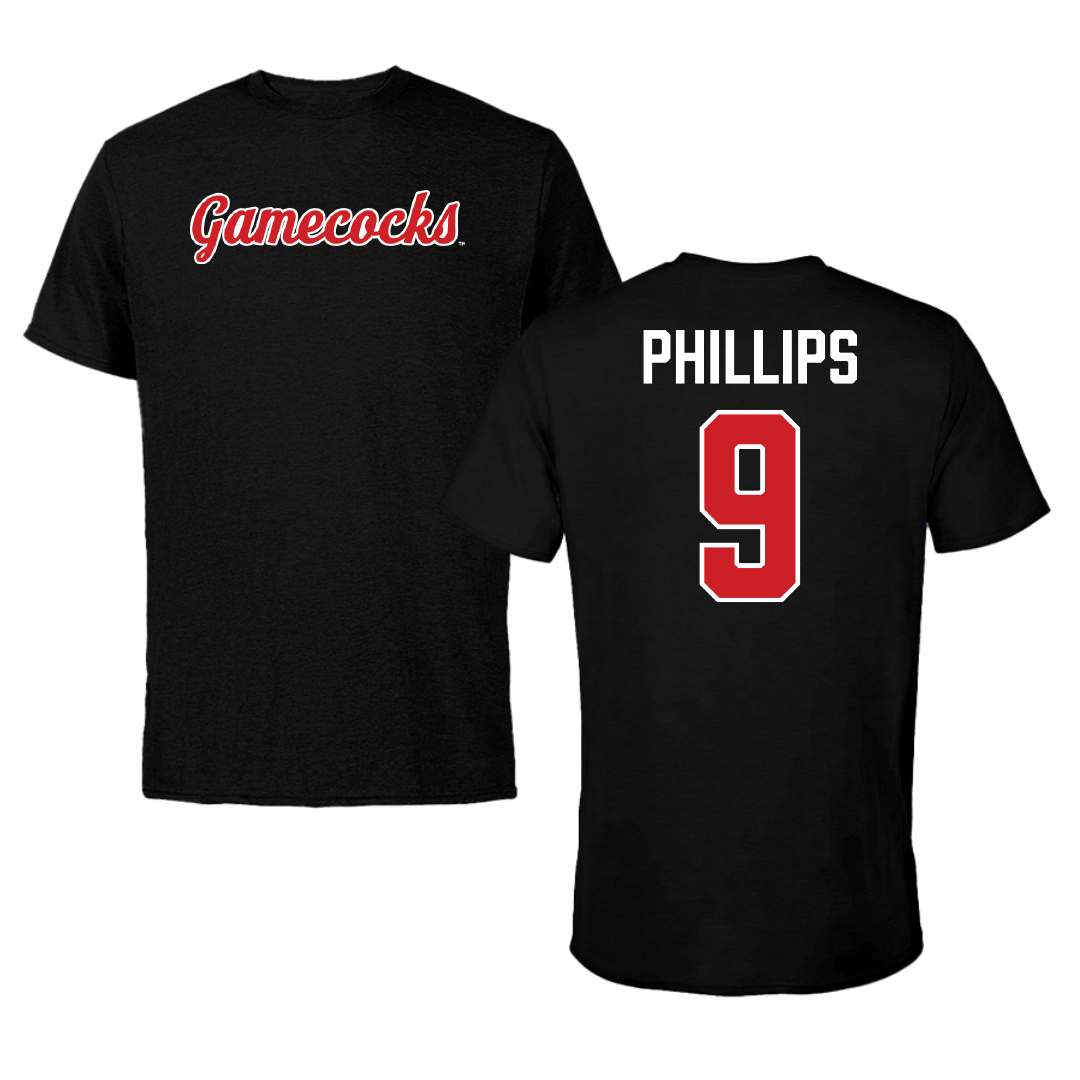 Jacksonville State University Softball Black Performance Tee - #9 Ashley Phillips