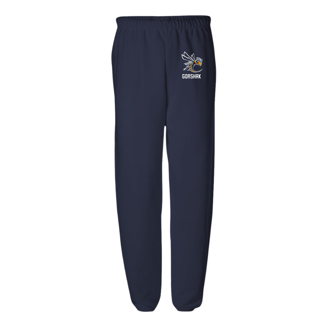 Cedarville University Softball Navy Sweatpants - #23 Anna Gorshak
