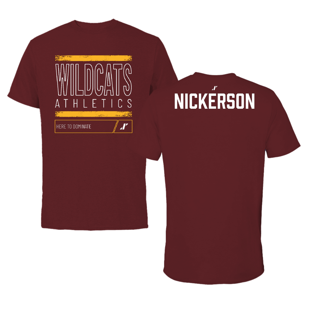 Bethune-Cookman University Cheer Maroon Dominate Tee - Jamil Nickerson
