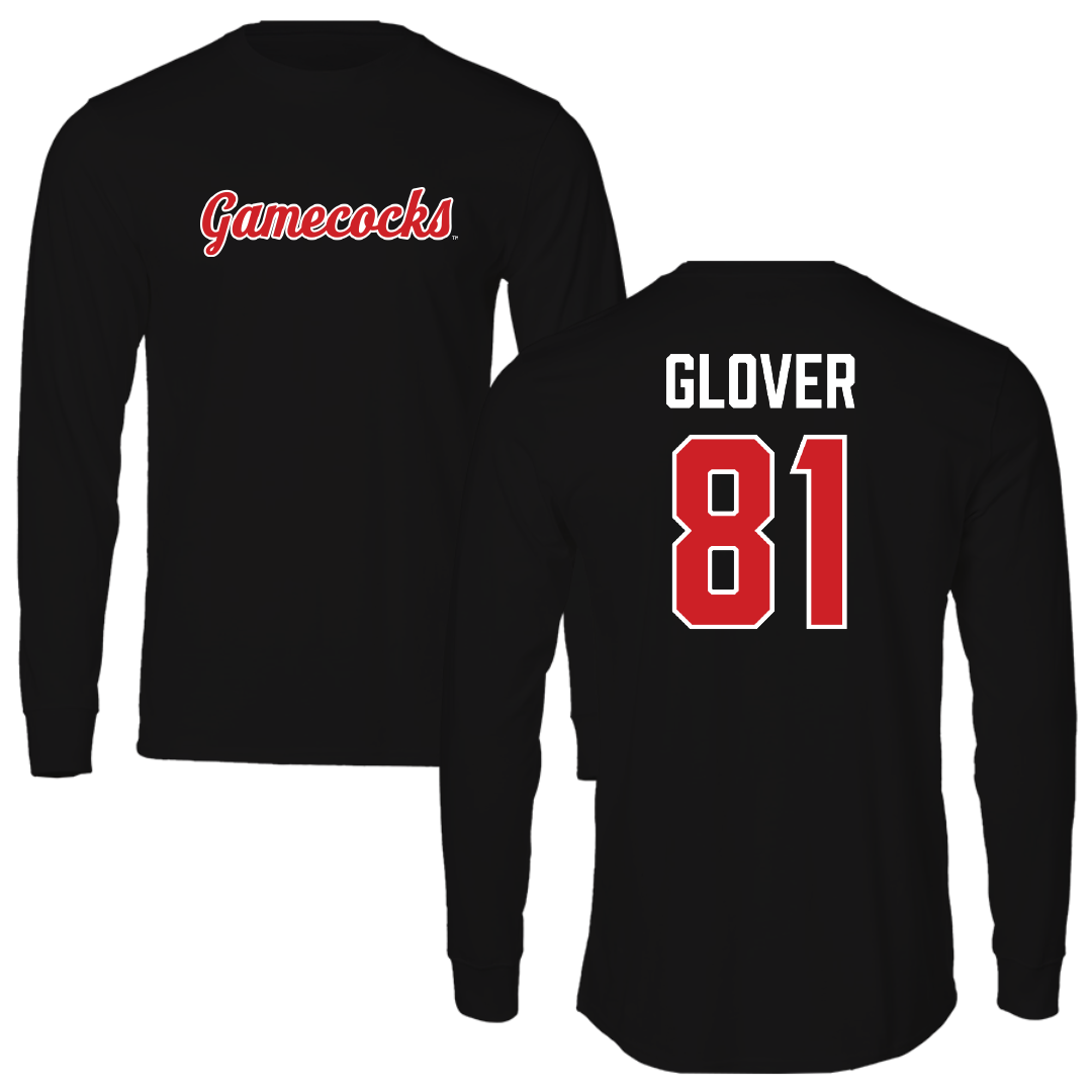 Jacksonville State University Football Black Long Sleeve - #81 Gabe Glover