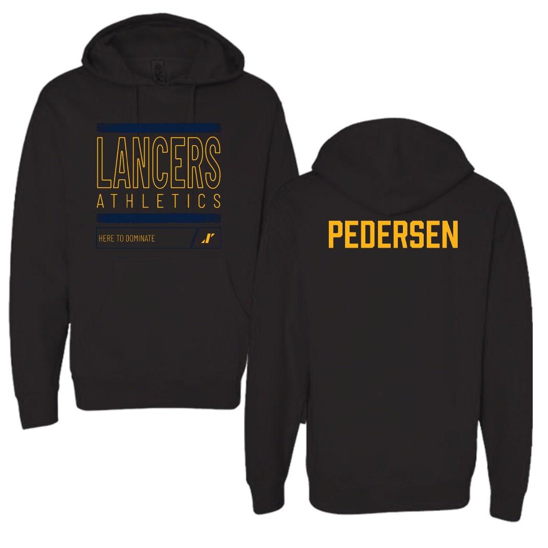 Mount Marty University Golf Black Dominate Hoodie - Carson Pedersen