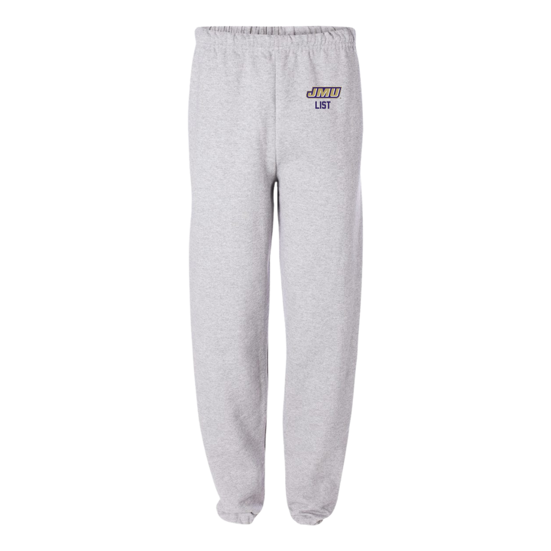 James Madison University Softball Light Gray Sweatpants - #3 Payton List