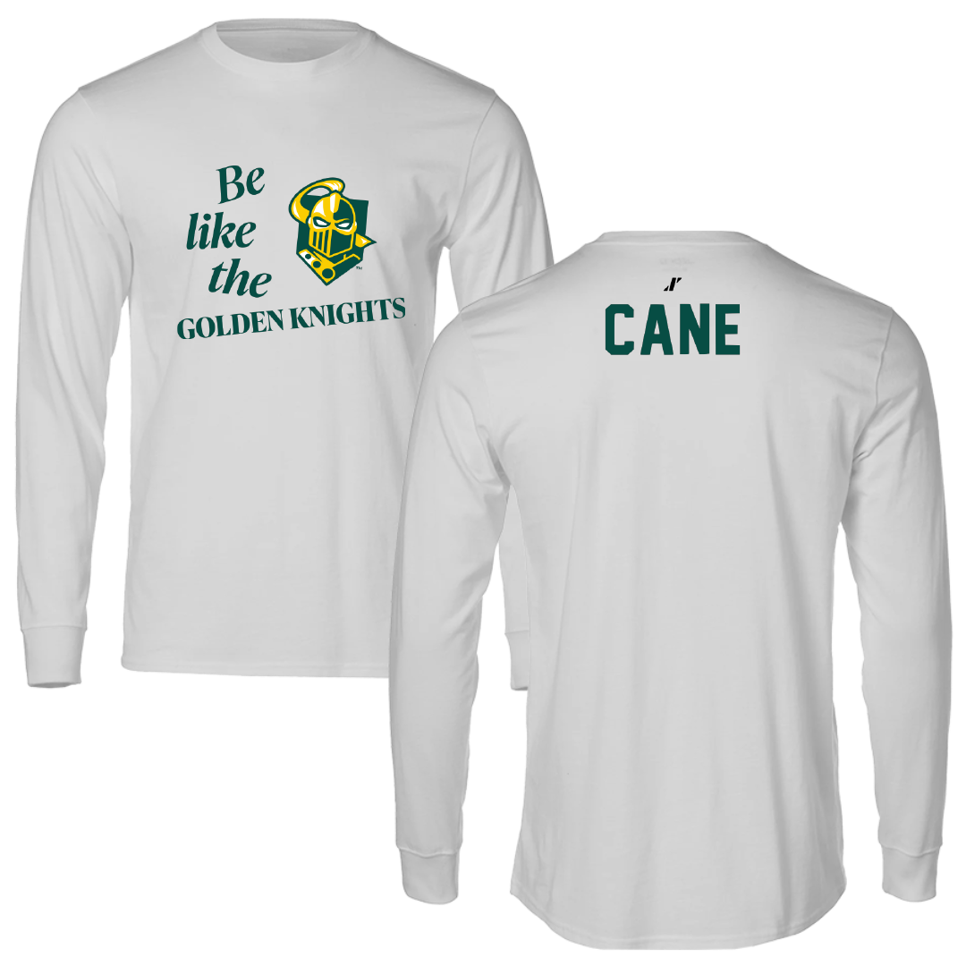 Clarkson University Alpine Skiing Light Gray Be Like Us Long Sleeve - Marco Cane
