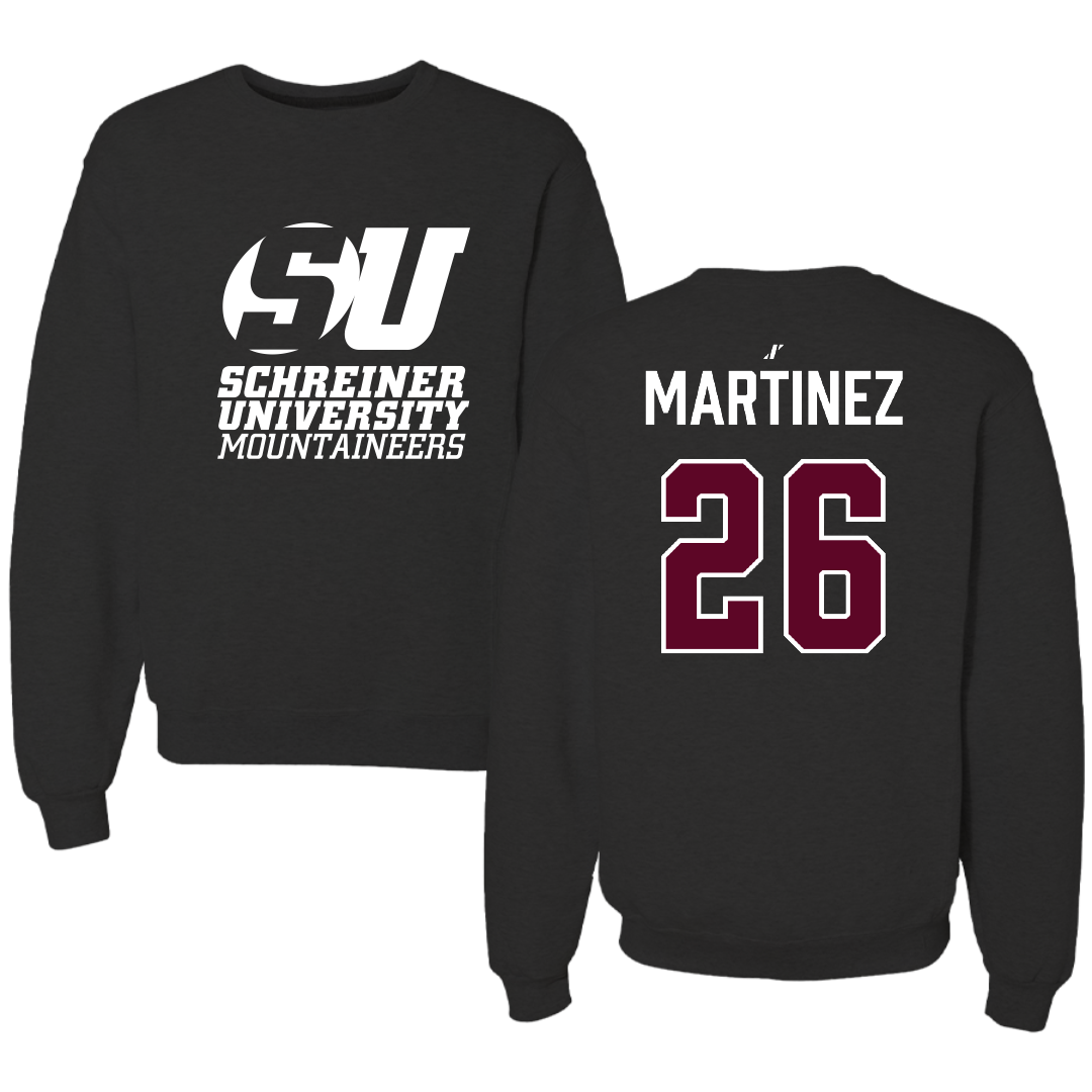 Schreiner University Baseball Black Crewneck - #26 Obie Martinez