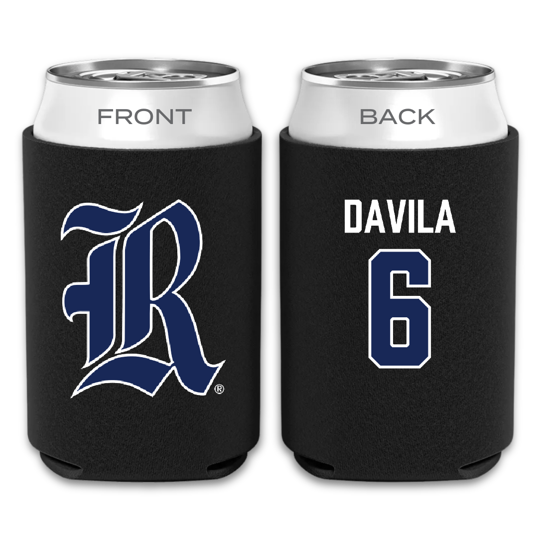 Rice University Baseball Black Can Cooler - #6 Landis Davila