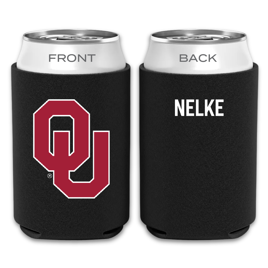 University of Oklahoma Golf Black Can Cooler - Raychel Nelke