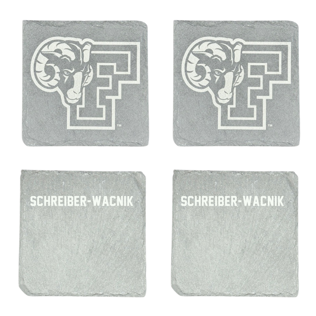 Fordham University Squash (M) Stone Coaster (4 Pack)  - Fredrik Schreiber-Wacnik