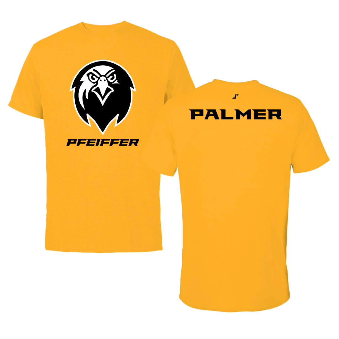 Pfeiffer University TF and XC Gold Tee - T'Andre Palmer