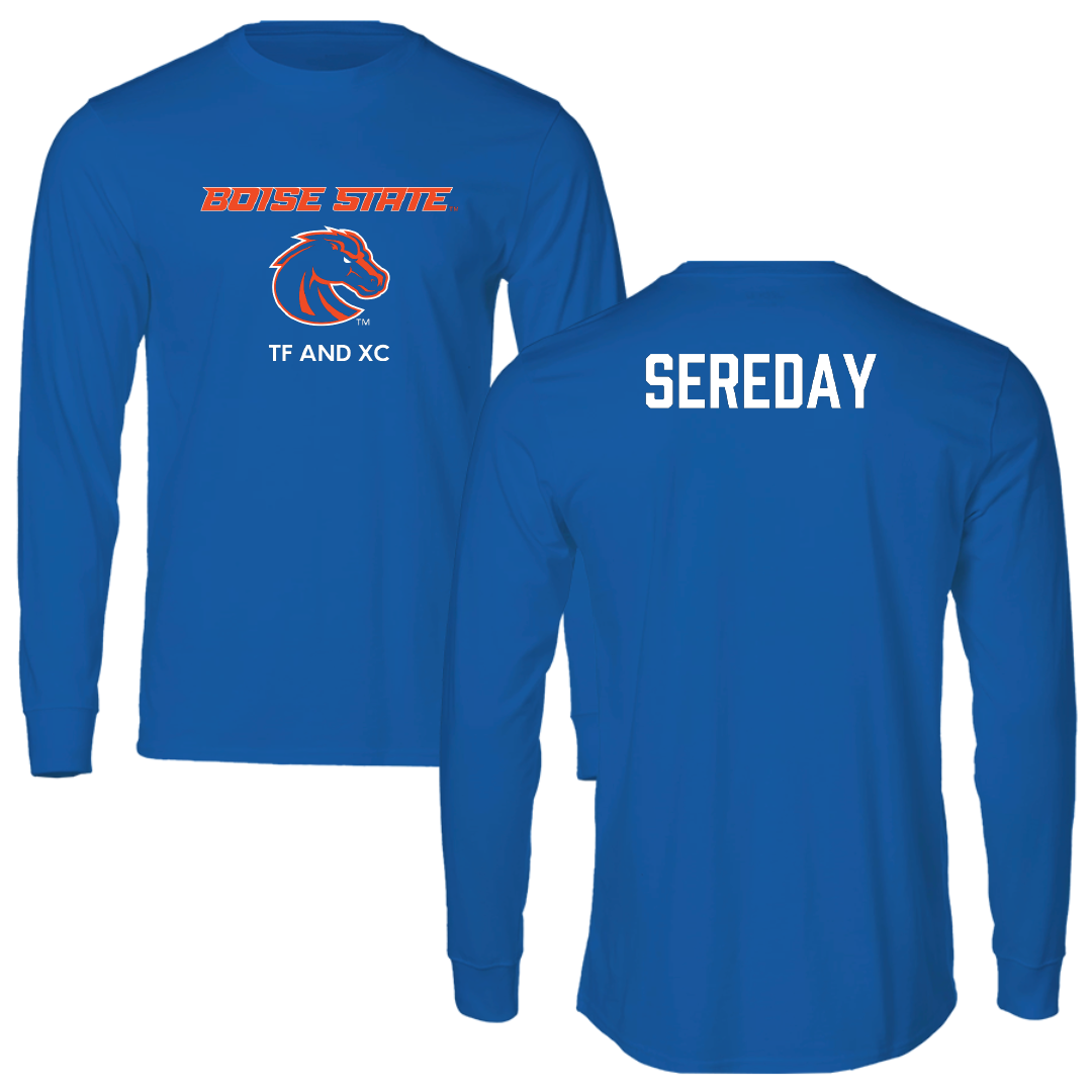 Boise State University TF and XC Blue Performance Long Sleeve - Ruby Sereday