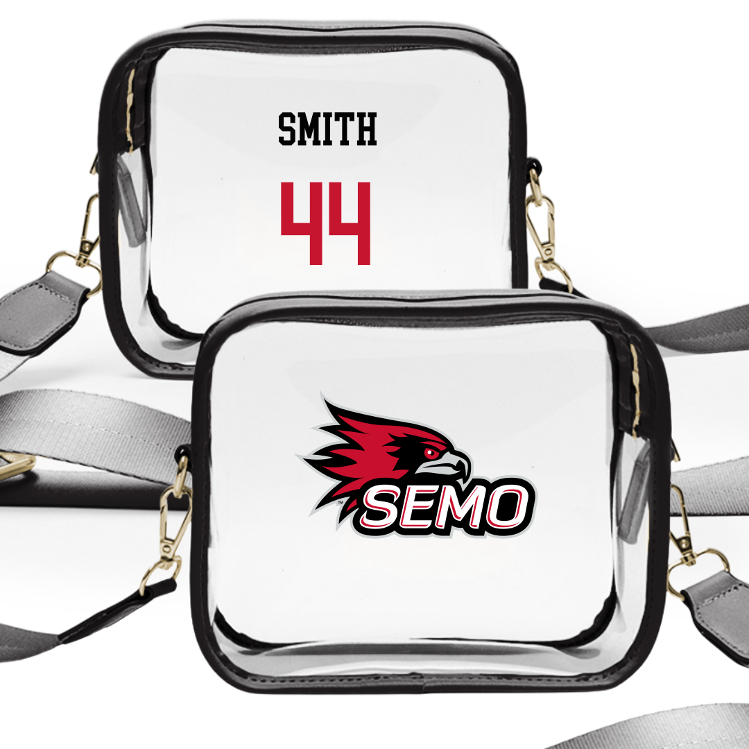 Southeast Missouri State University Football Black Clear Stadium Bag - #44 Jamarion Smith