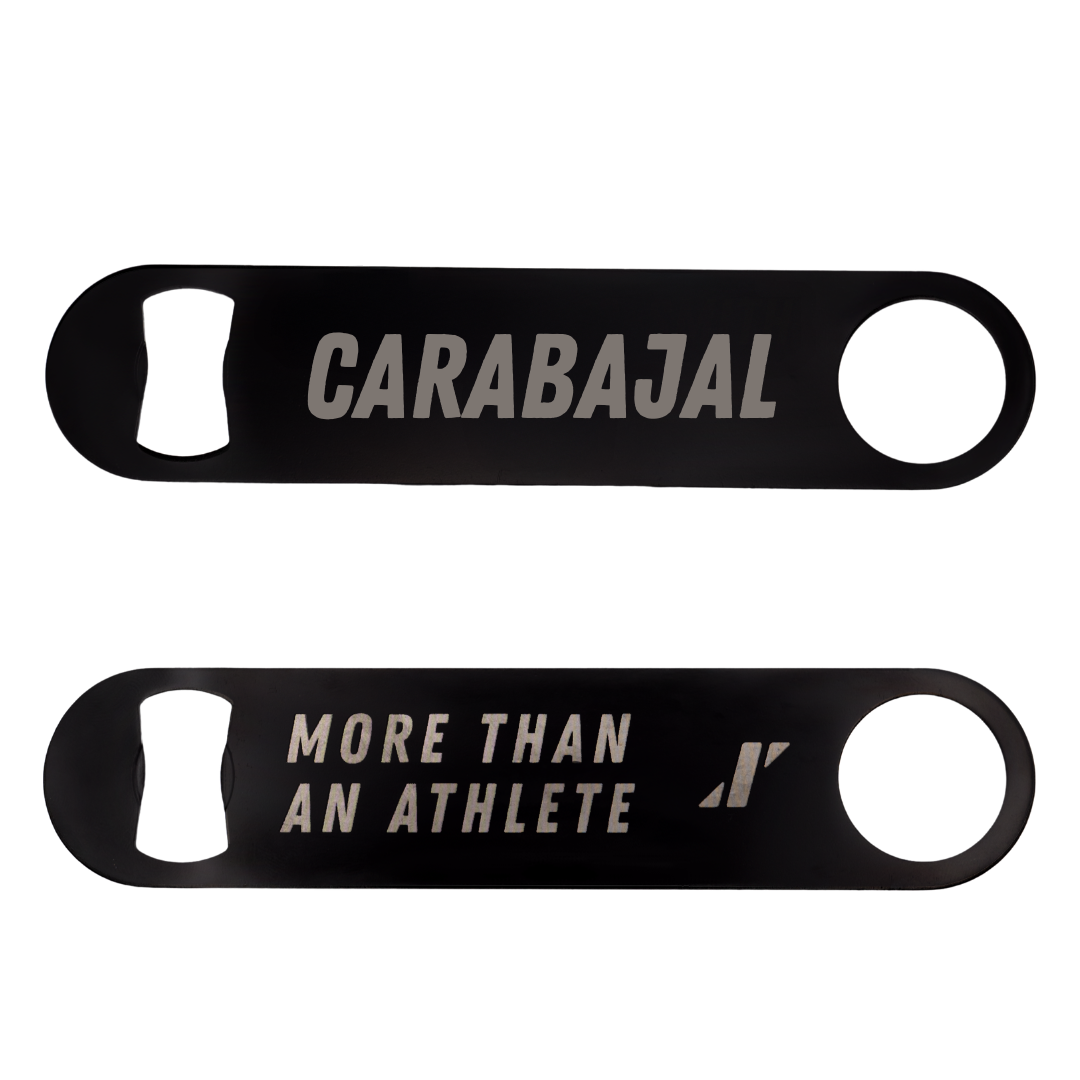 Texas State University Cheer Black Bottle Opener - Bella Carabajal