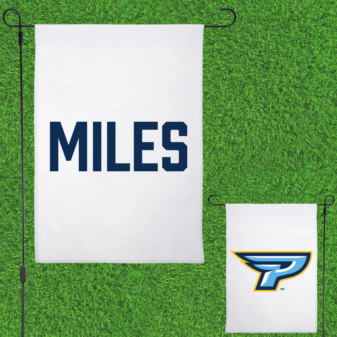 Point University Cheer White Garden Flag - Maddie Miles
