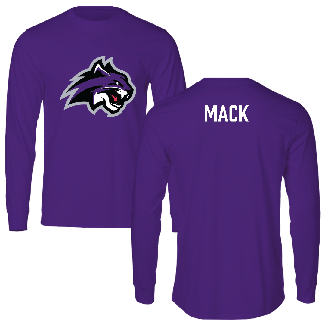Wiley University Golf Purple Performance Long Sleeve - Titus Mack