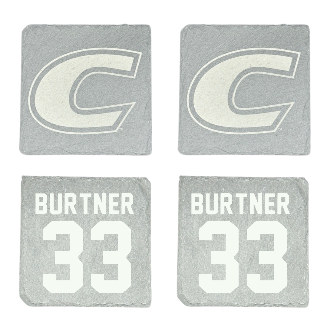 Centre College Basketball (M) Stone Coaster (4 Pack)  - #33 Max Burtner