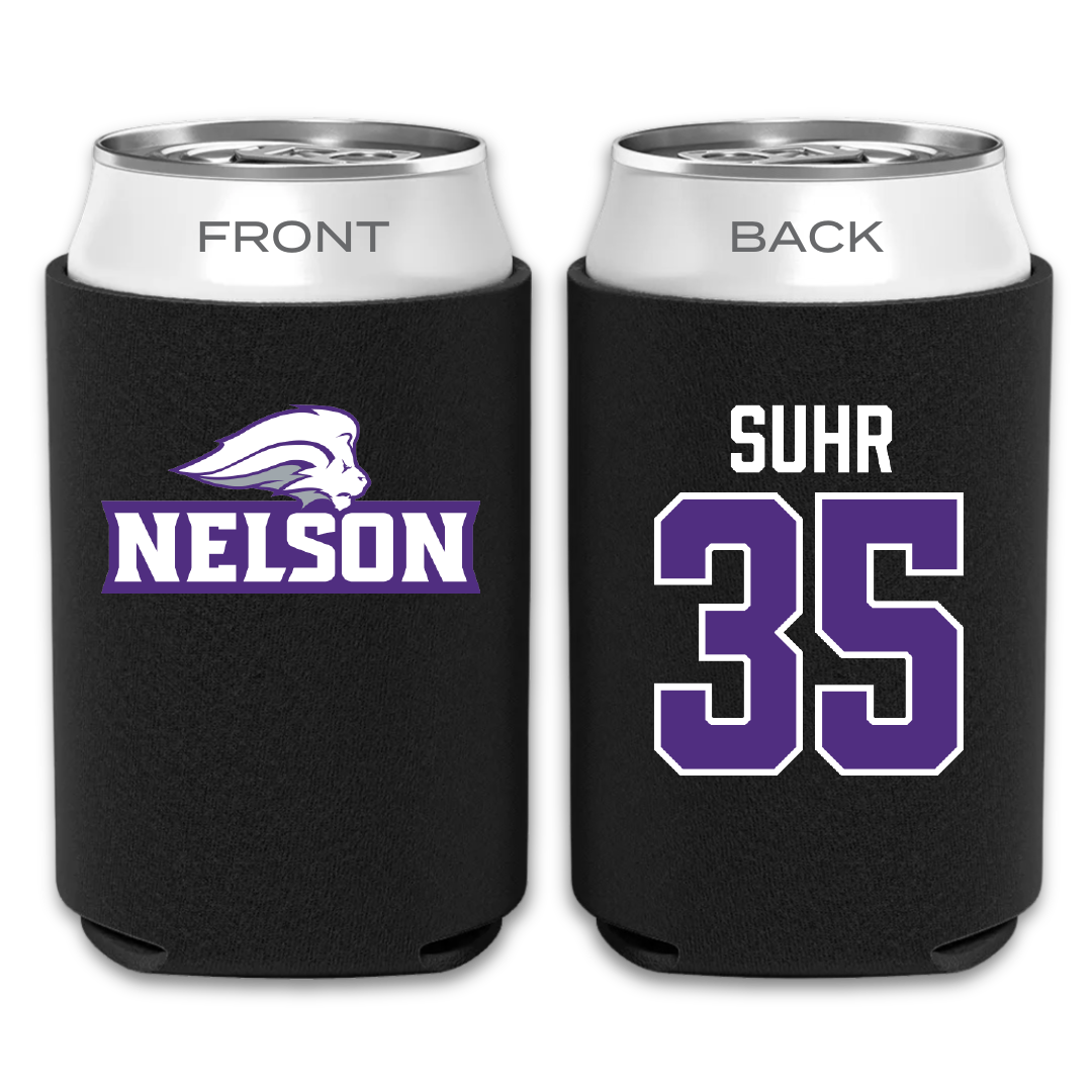 Nelson University Soccer Black Can Cooler - #35 Breanna Suhr