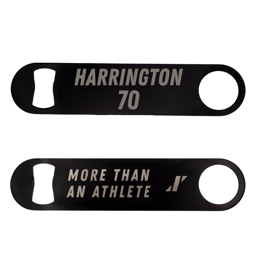 University of Louisiana at Lafayette Football Black Bottle Opener - #70 Jax Harrington