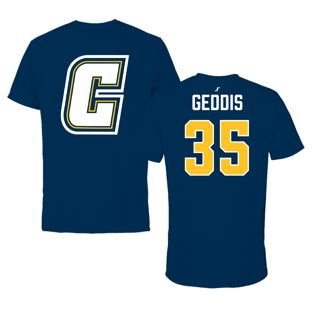 Coker University Basketball (W) Navy Performance Tee - #35 Kah'Liyah Geddis
