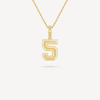 Gold Presidents Pendant and Chain - #5 Tiago Perez