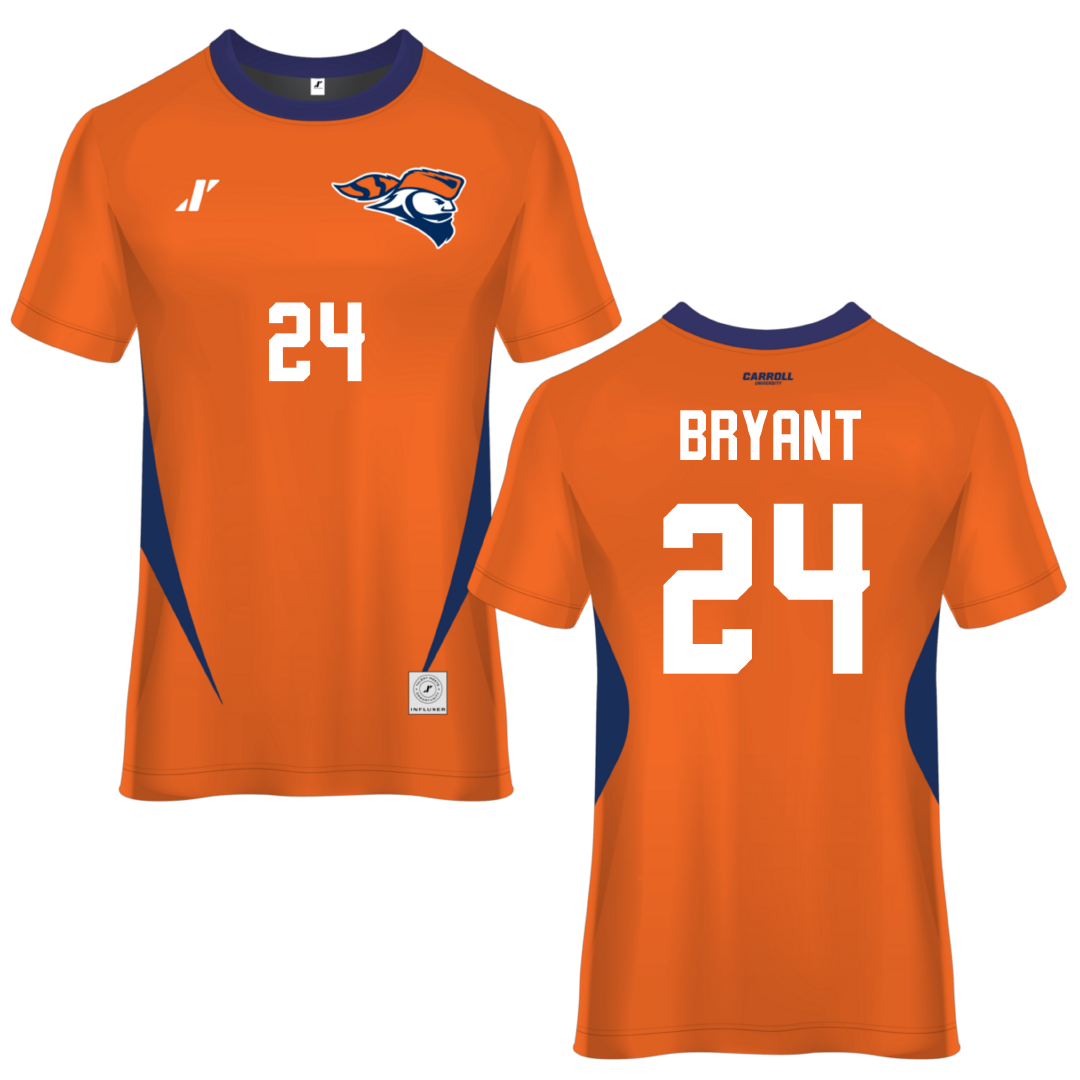 Carroll University Orange Soccer Jersey - #24 Espen Bryant