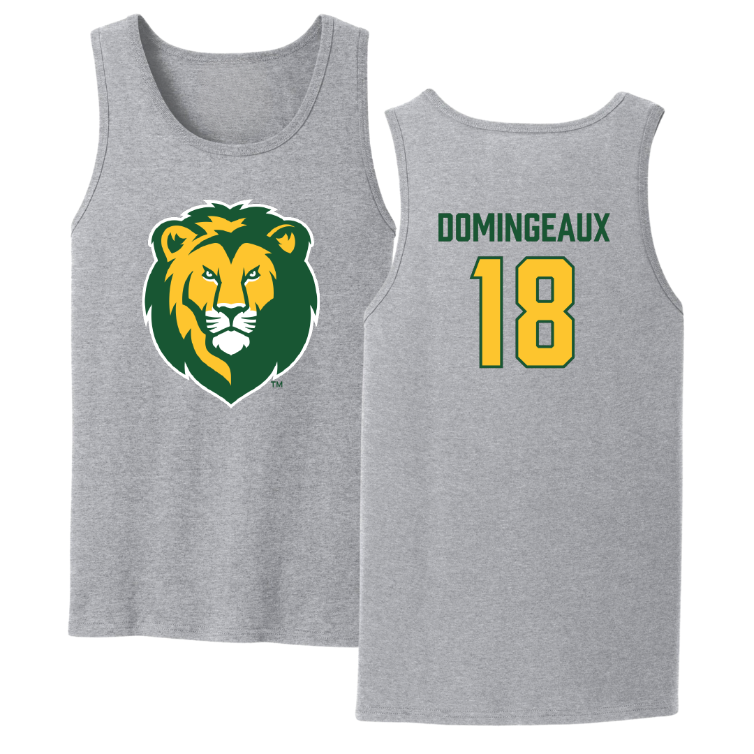 Southeastern Louisiana University Football Sport Gray Tank Top - #18 Jaylon Domingeaux