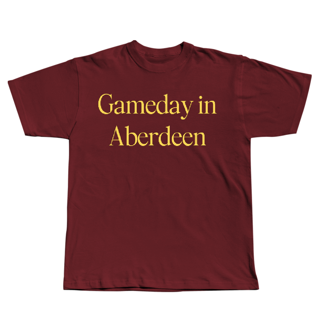 Northern State University Soccer (W) Maroon Gameday Tee - #22 Hannah Lundgren