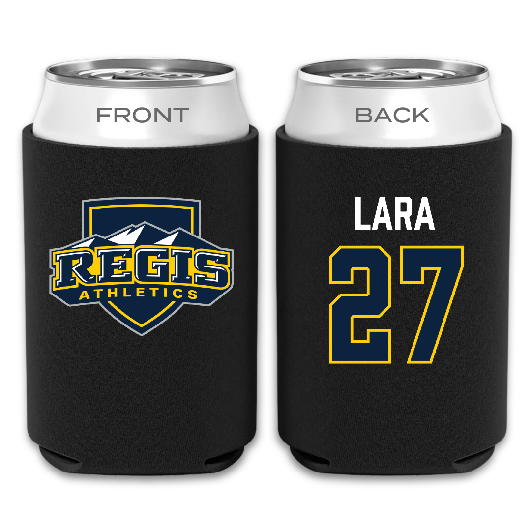 Regis University (Colorado) Soccer (M) Black Can Cooler - #27 Marco Lara