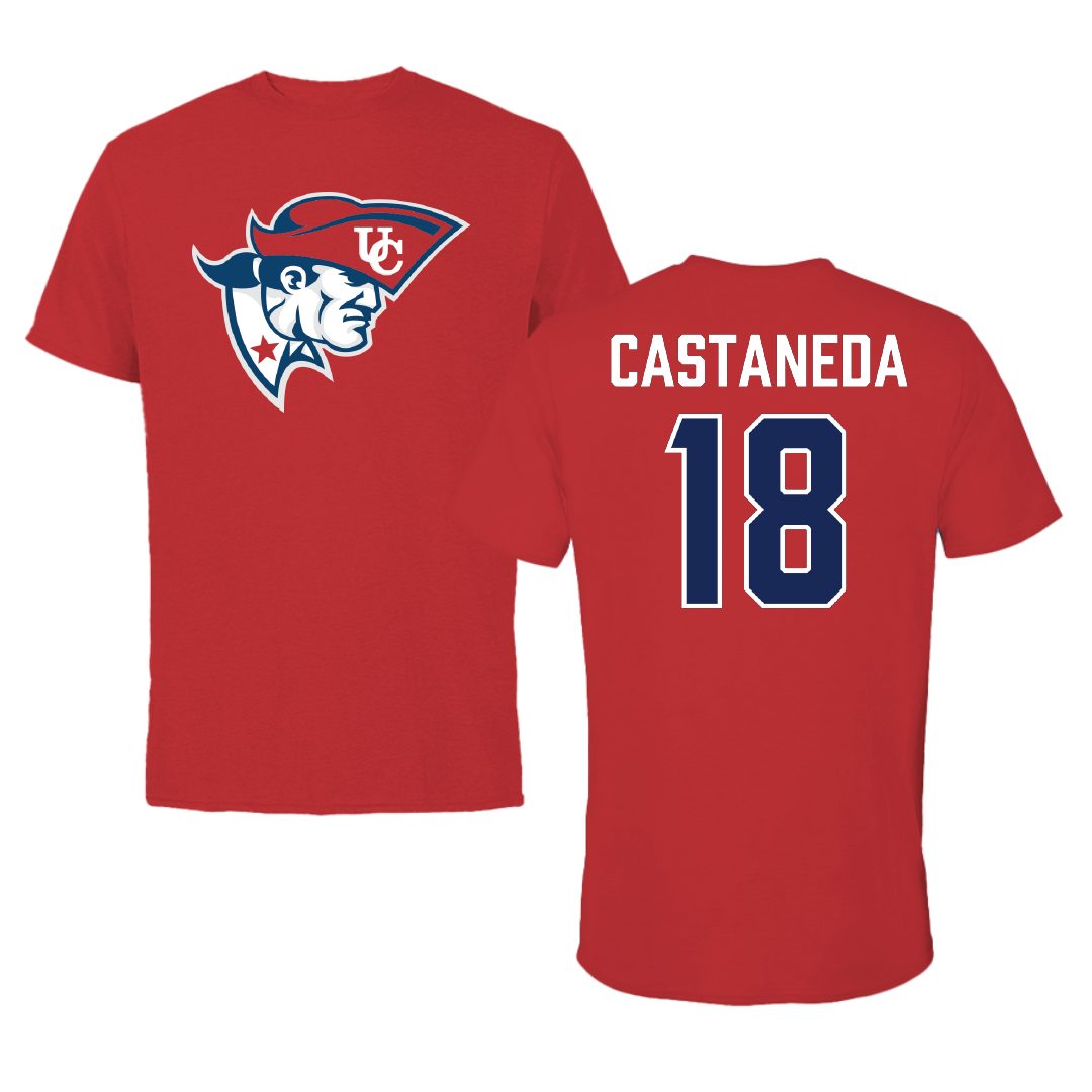 University of the Cumberlands Softball Red Tee - #18 Krystal Castaneda