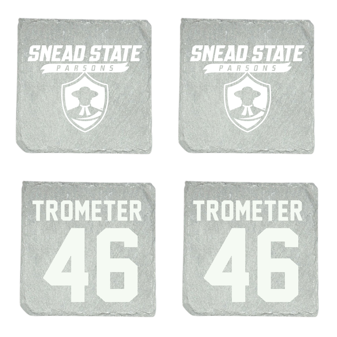 Snead State Community College Baseball Stone Coaster (4 Pack)  - #46 Justin Trometer