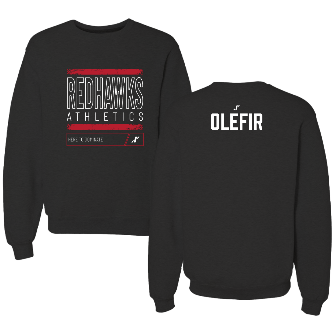 Miami University (Ohio) Cheer Black Dominate Crewneck - Darya Olefir