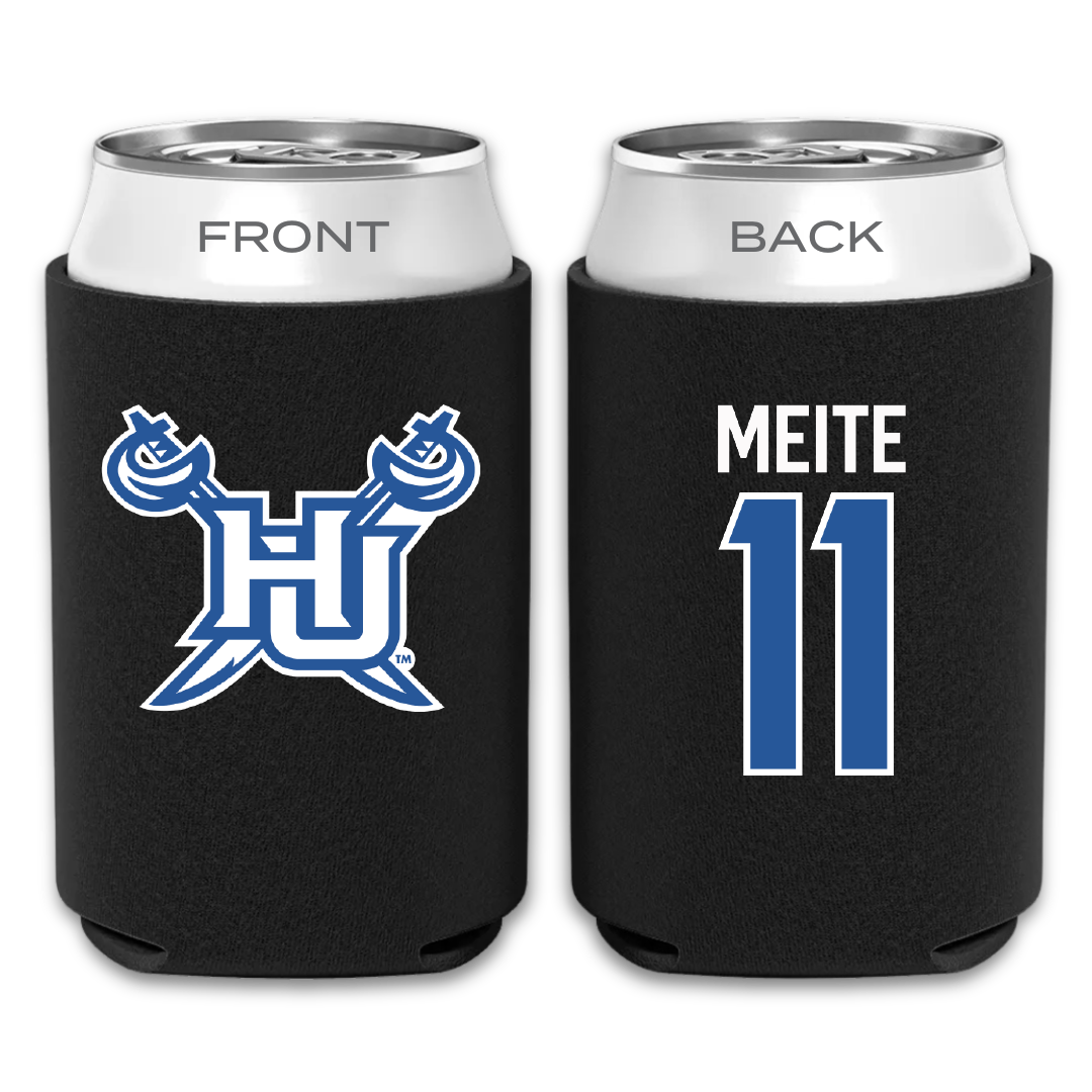 Hampton University Lacrosse Black Can Cooler - #11 Mamadou Meite