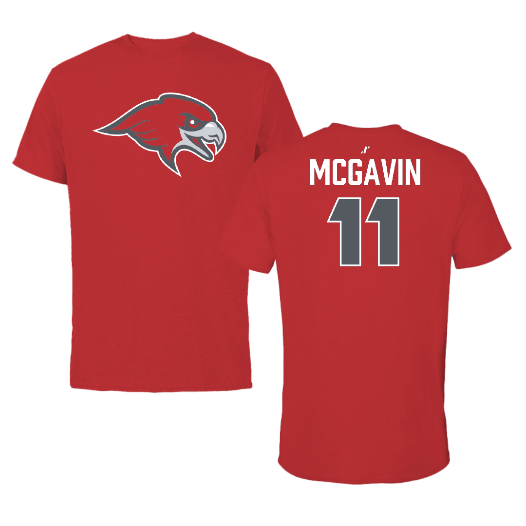 Montclair State University Field Hockey (W) Red Tee - #11 Colleen McGavin
