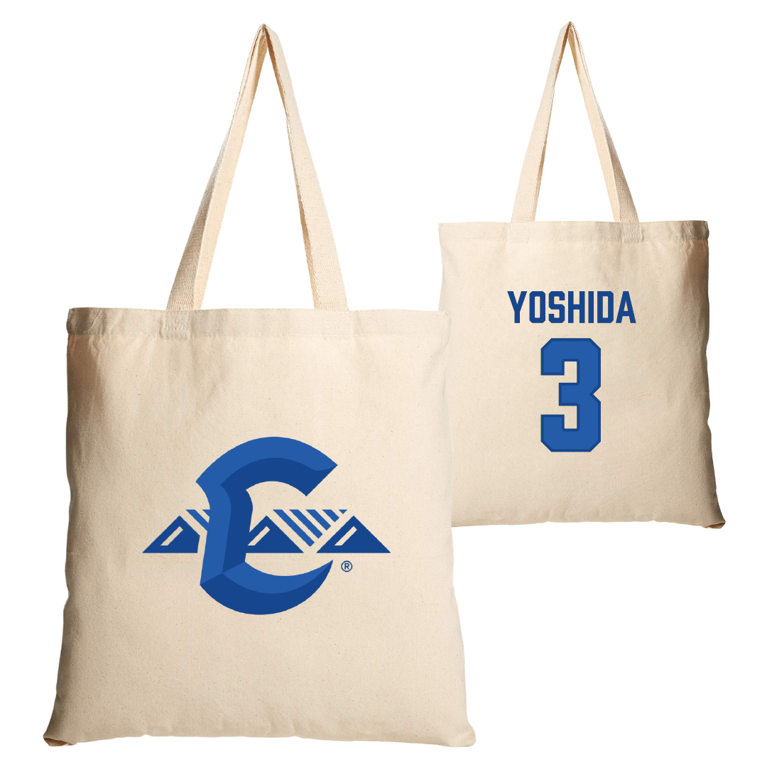 Chaminade University Soccer Tan Canvas Tote Bag - #3 Bryana Yoshida