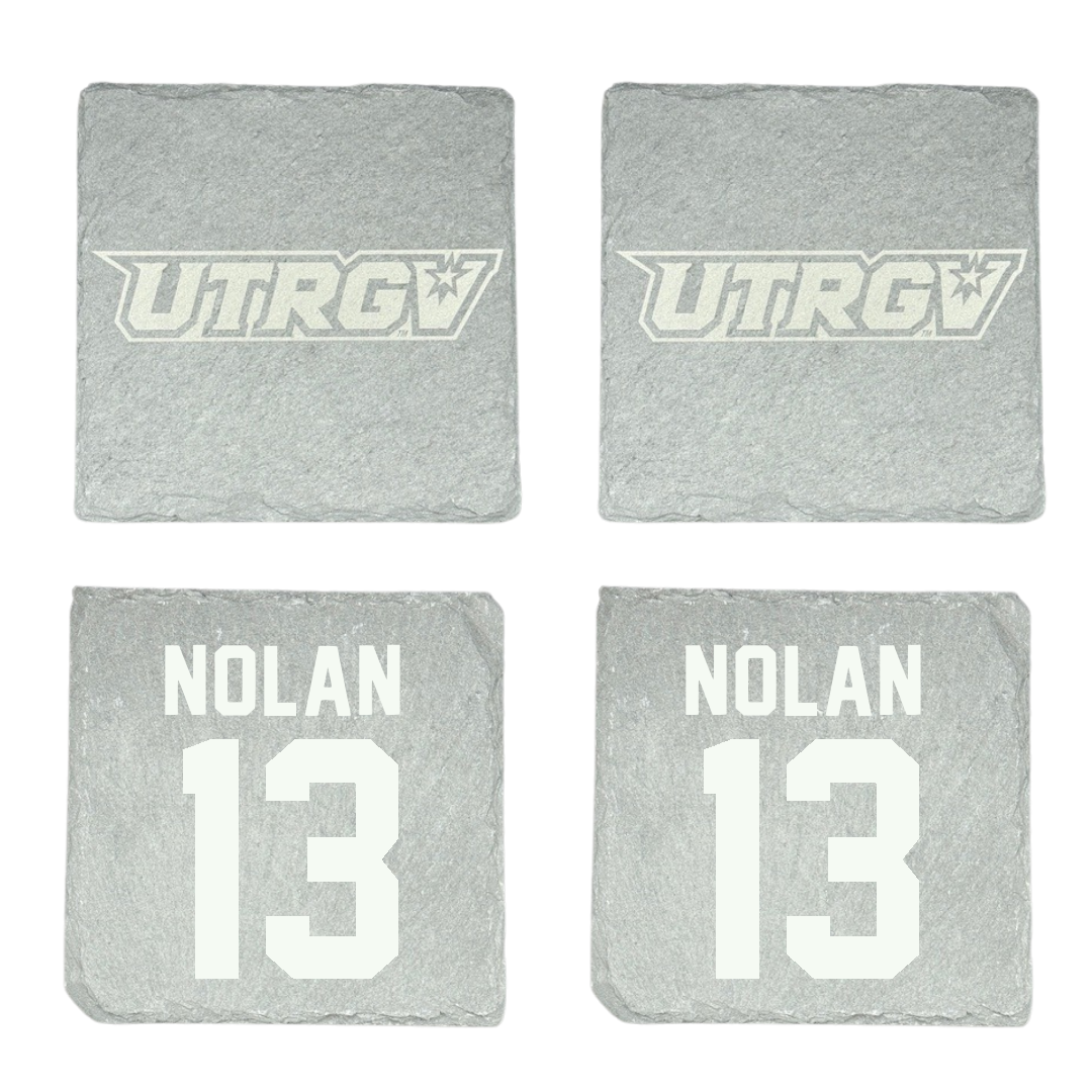 The University of Texas Rio Grande Valley Baseball Stone Coaster (4 Pack)  - #13 Nick Nolan
