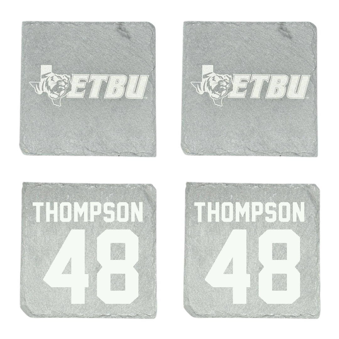 East Texas Baptist University Baseball Stone Coaster (4 Pack)  - #48 Jaxson Thompson