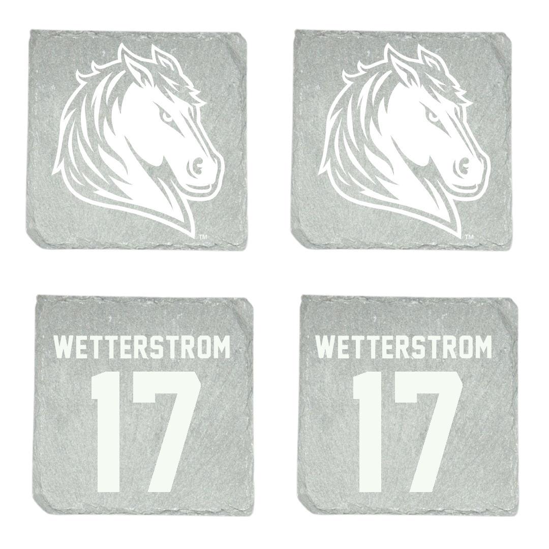 Southwest Minnesota State University Soccer Stone Coaster (4 Pack)  - #17 Brooke Wetterstrom