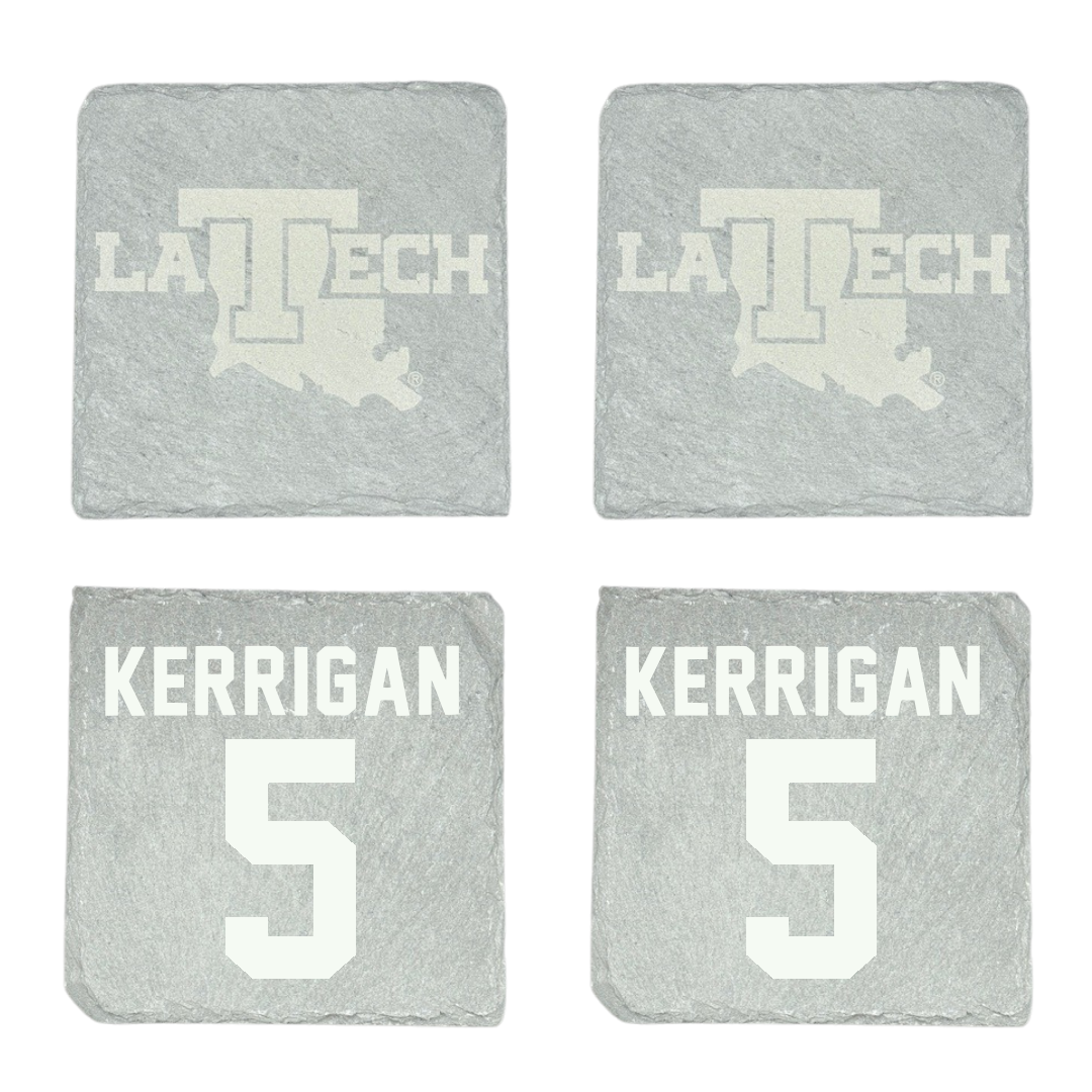 Louisiana Tech University Bowling (W) Stone Coaster (4 Pack)  - #5 Juliana Kerrigan