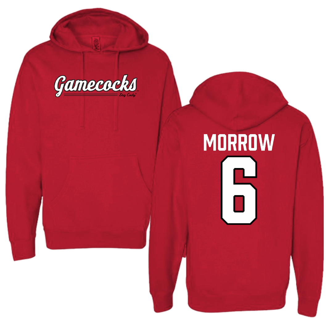Jacksonville State University Football Red General Hoodie - #6 Xavier Morrow