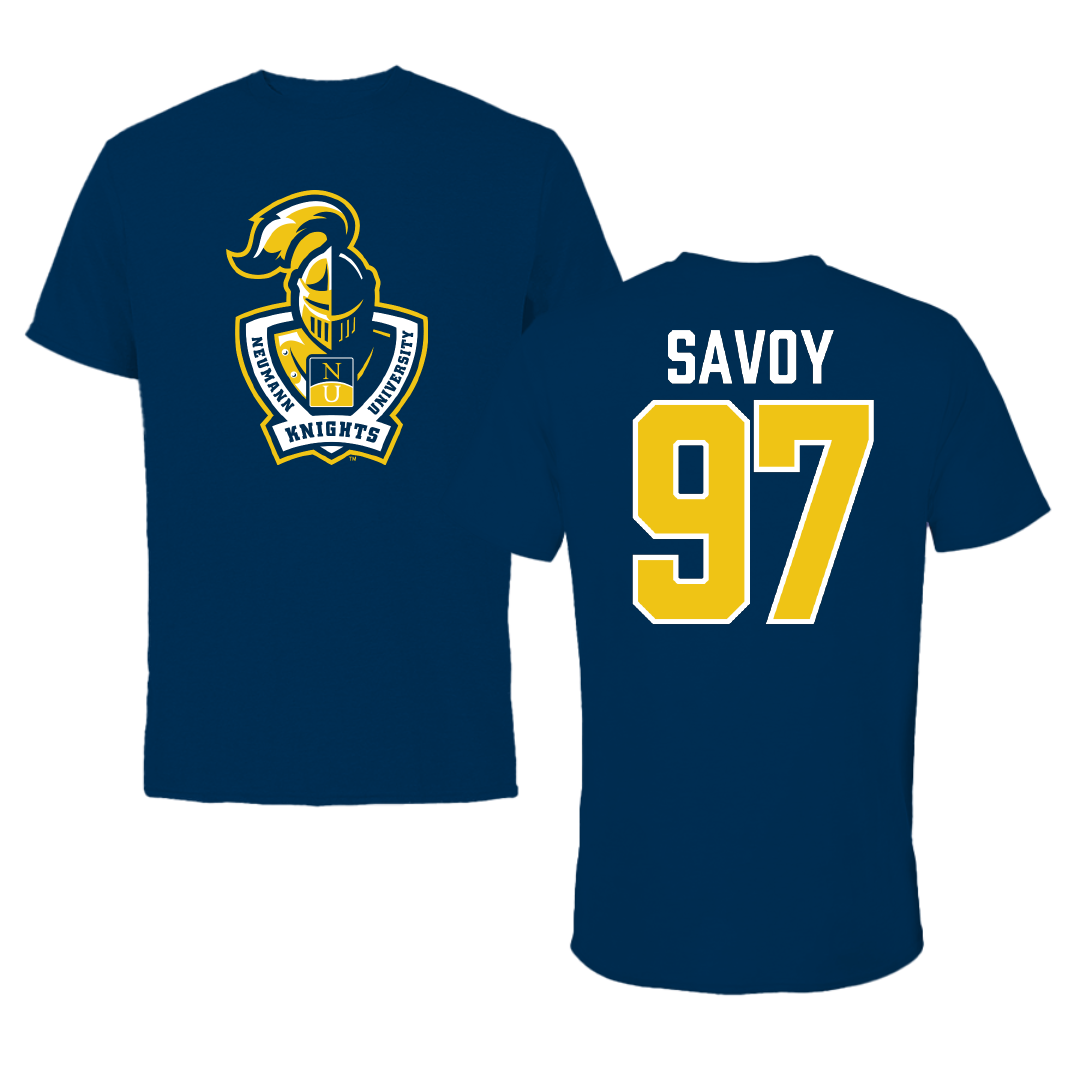 Neumann University Ice Hockey Navy Performance Tee - #97 Kaylynn Savoy