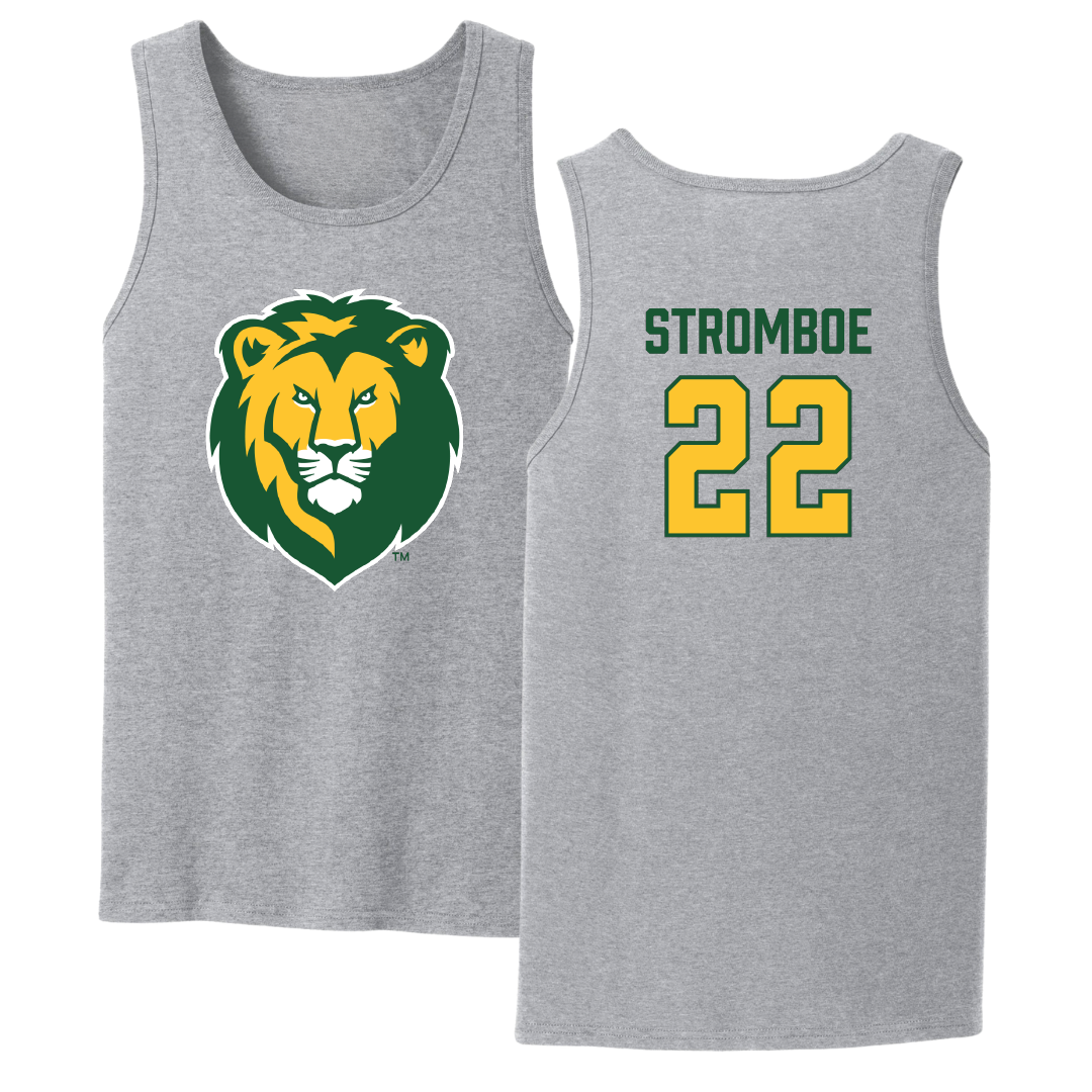 Southeastern Louisiana University Baseball Sport Gray Tank Top - #22 Cole Stromboe