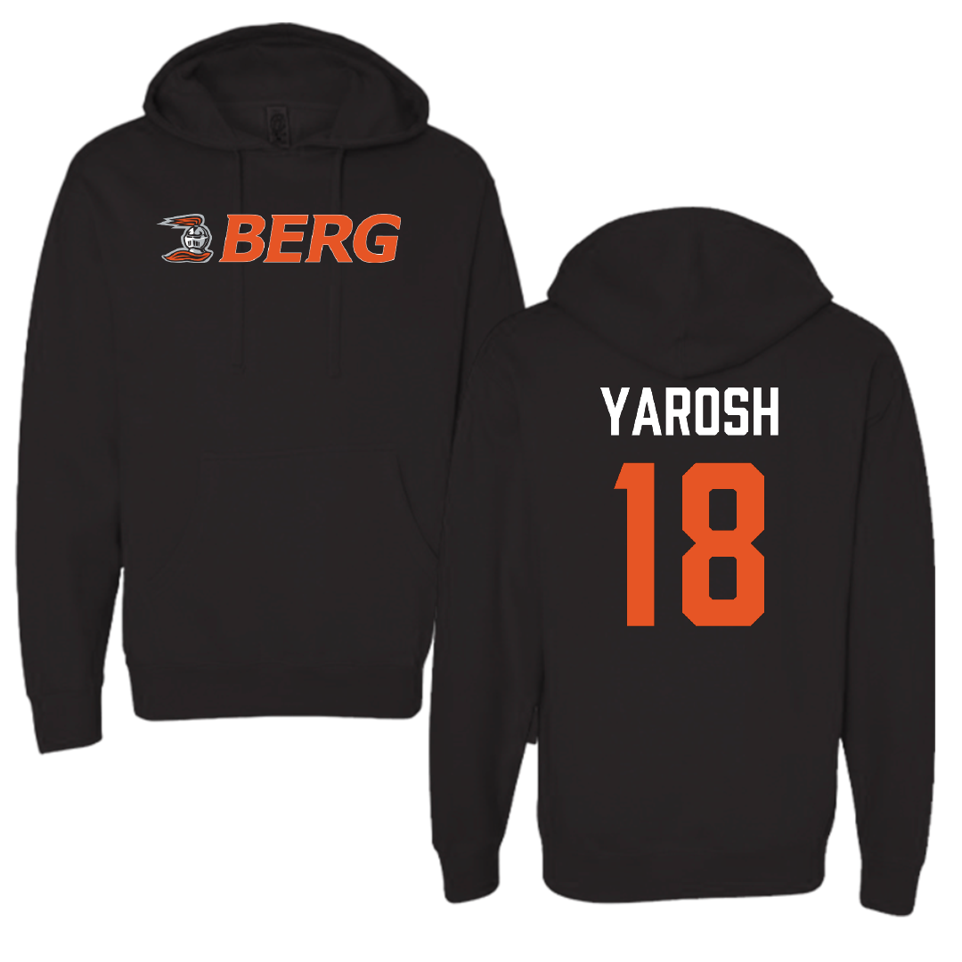 Heidelberg University Lacrosse (M) Black Hoodie - #18 MJ Yarosh