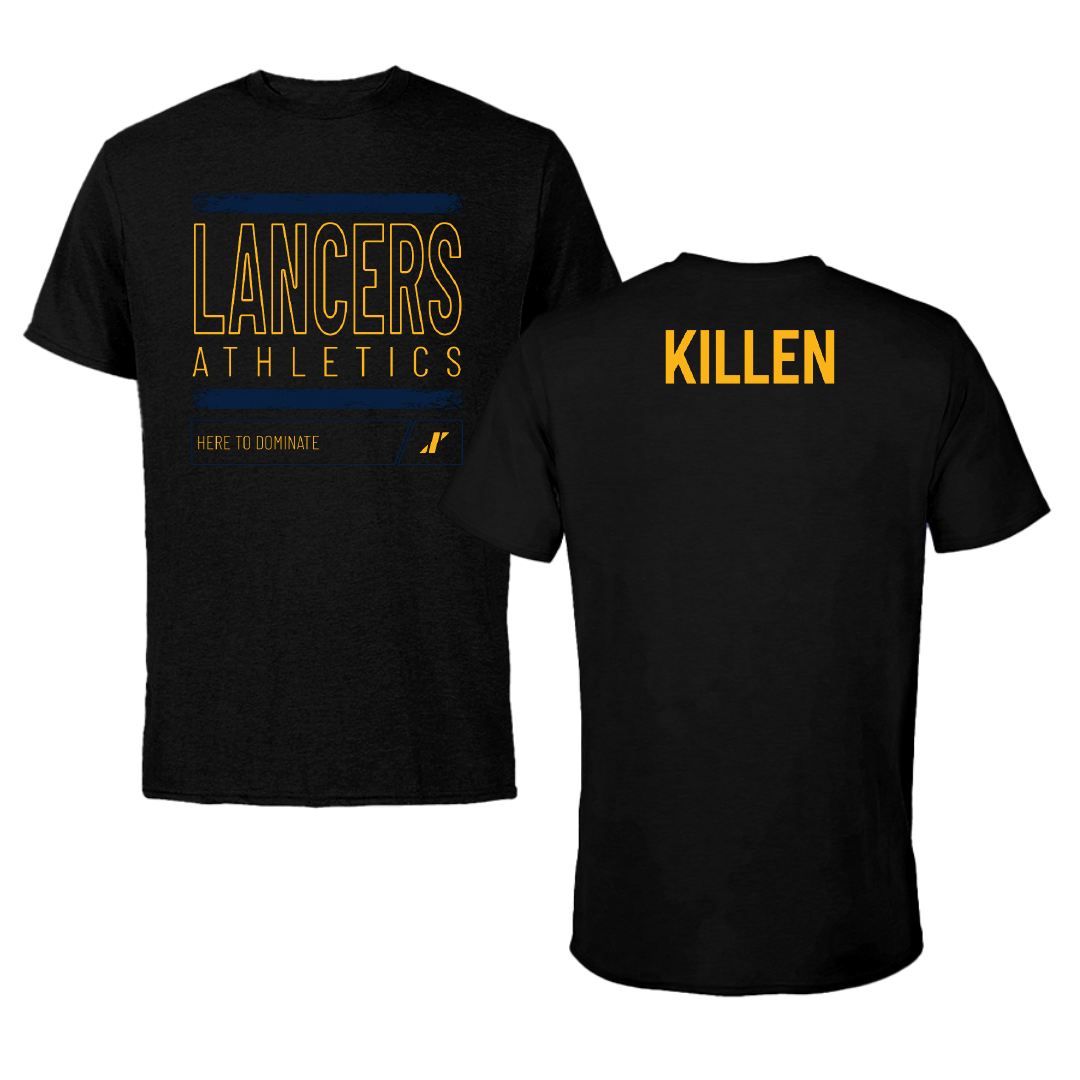 Mount Marty University Cheer Black Dominate Performance Tee - Katherine Killen
