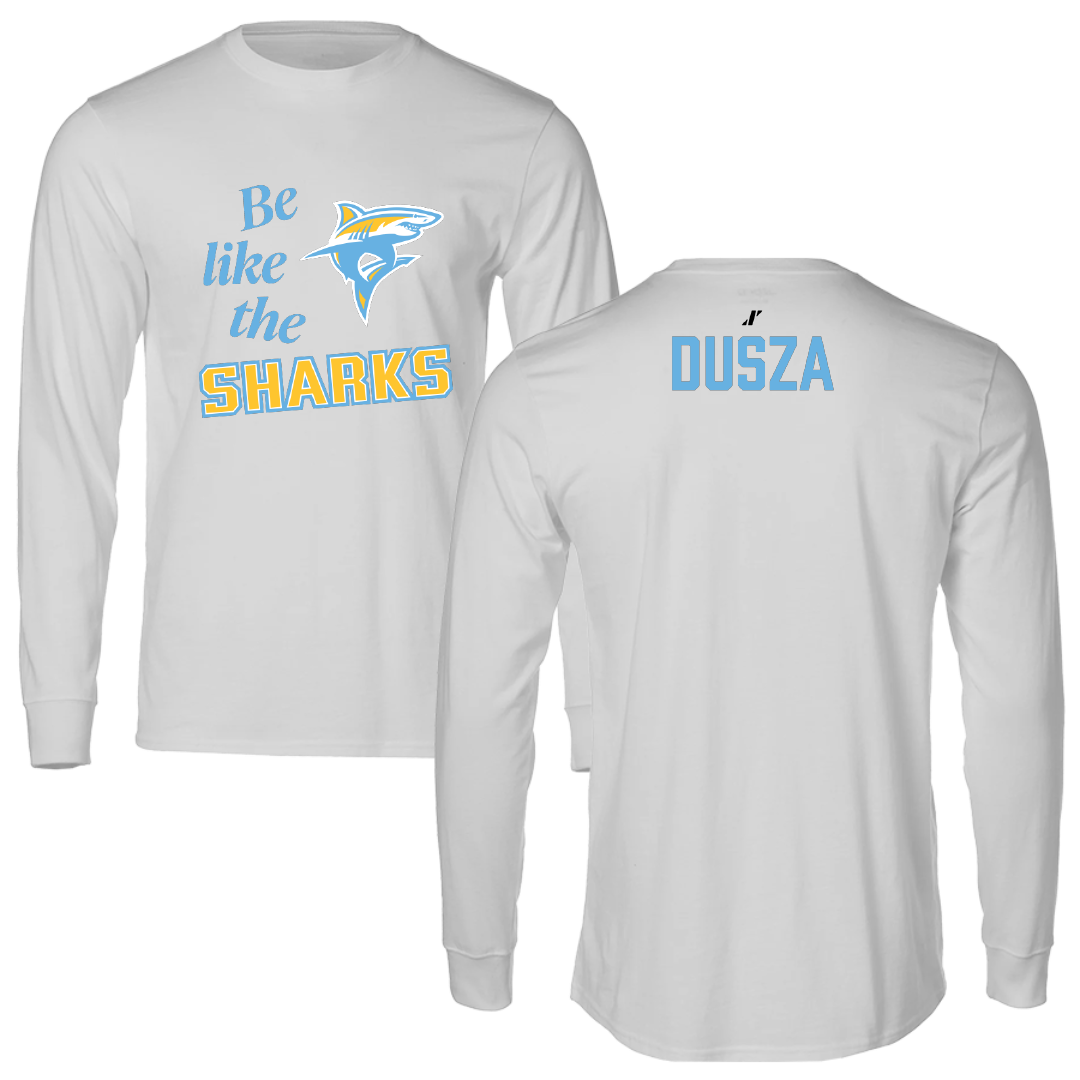 Long Island University Wrestling Light Gray Be Like Us Long Sleeve - John Dusza