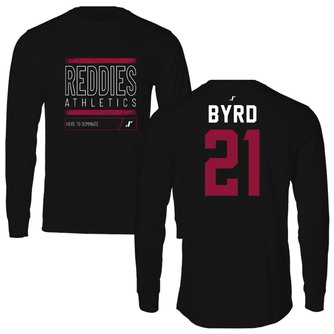 Henderson State University Baseball Black Dominate Long Sleeve - #21 Payton Byrd