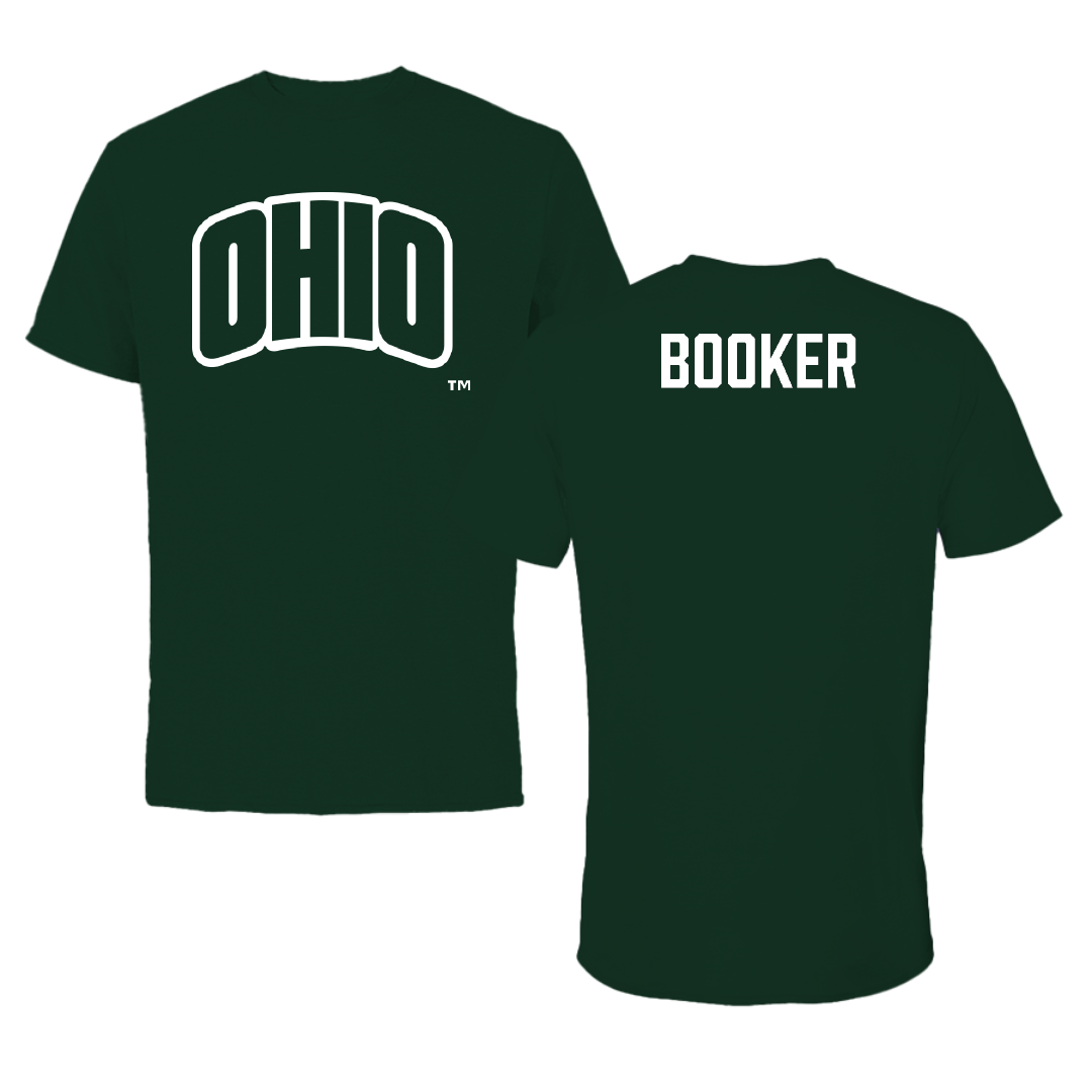Ohio University TF and XC Forest Green Tee - Taja Booker