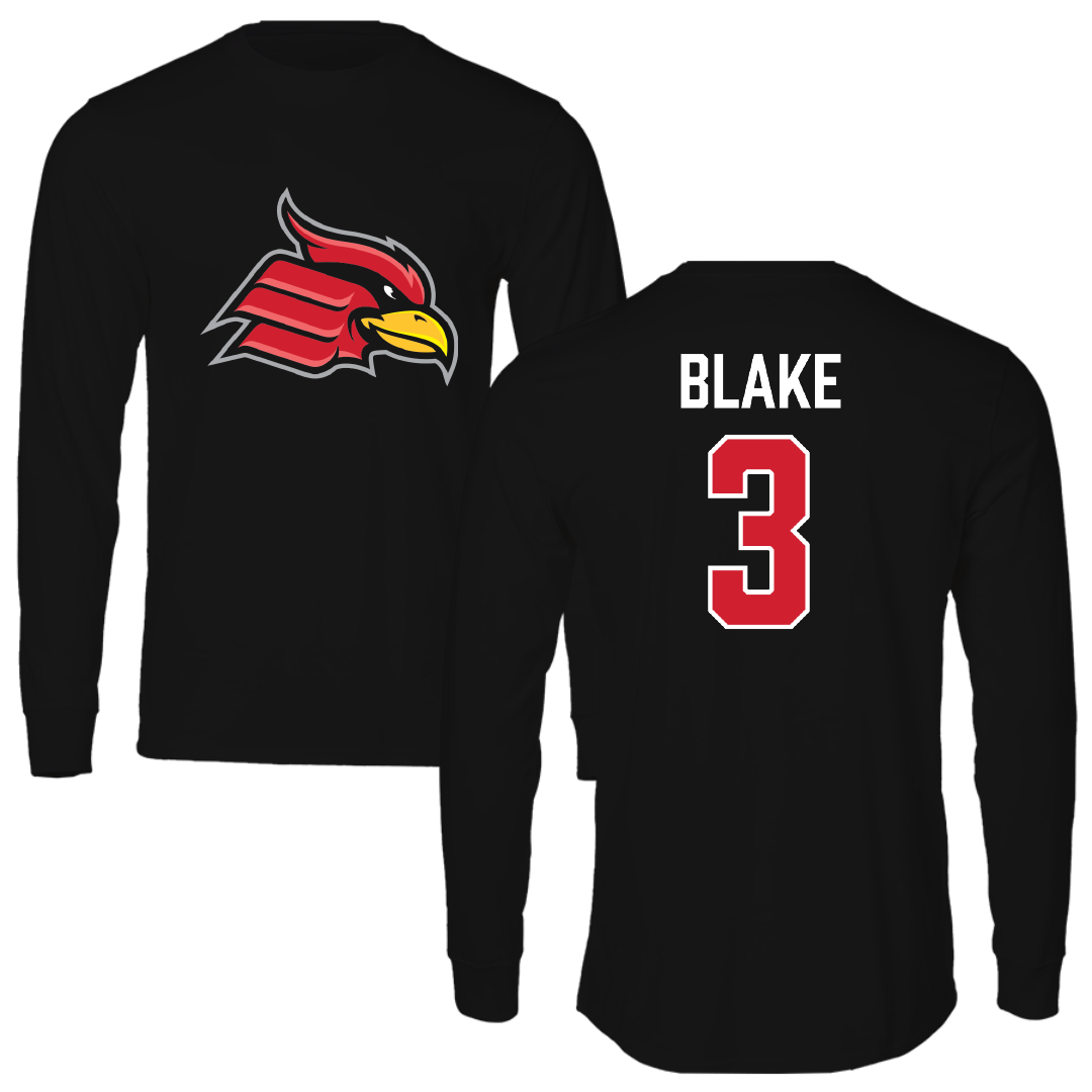 Wheeling University Football Black Long Sleeve - #3 Carter Blake